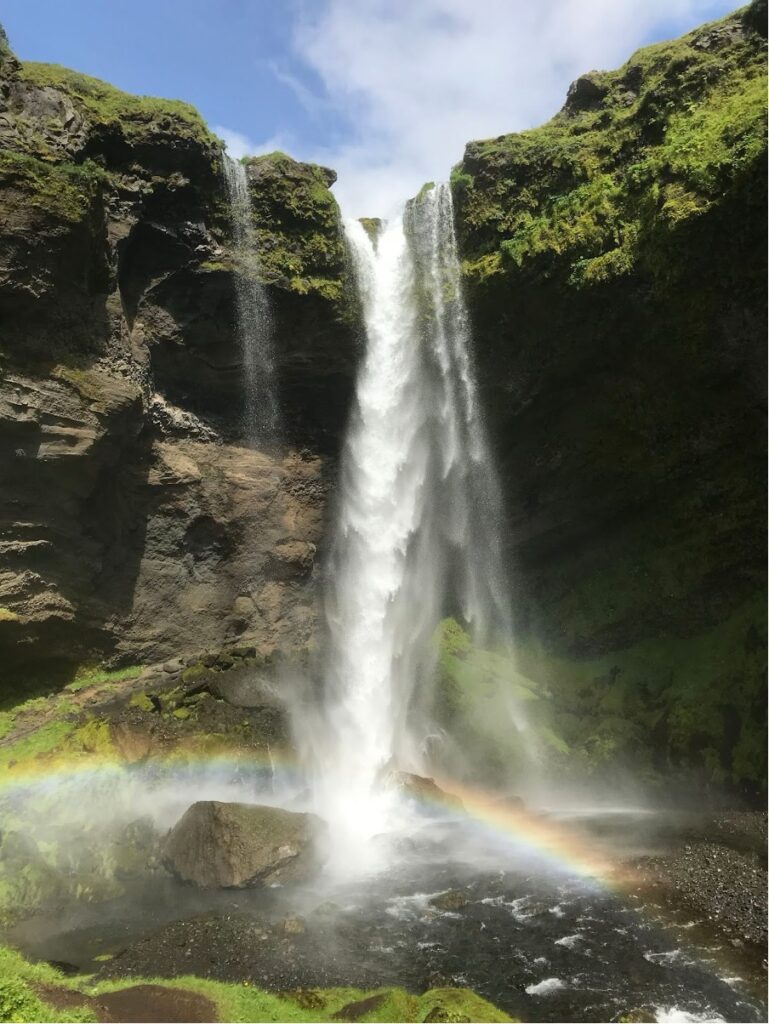 Kvernufoss waterfall. Photo by John Lloyd.