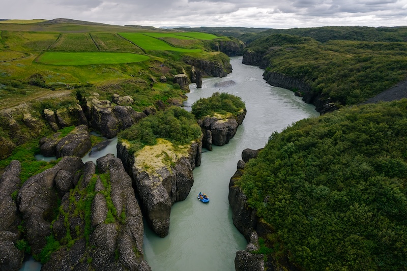 The beauty of the Hvítá river.