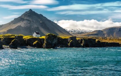 Arnarstapi on the Snæfellsnes peninsula. Photo by Yevhenii Chulovskyi on Shutterstock.