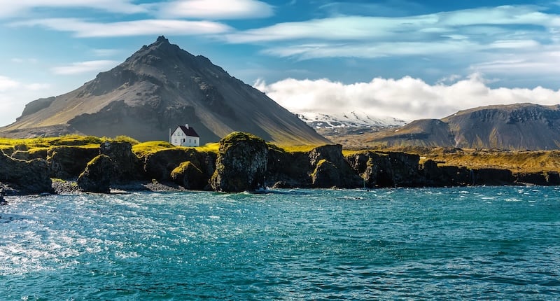 Arnarstapi on the Snæfellsnes peninsula. Photo by Yevhenii Chulovskyi on Shutterstock.