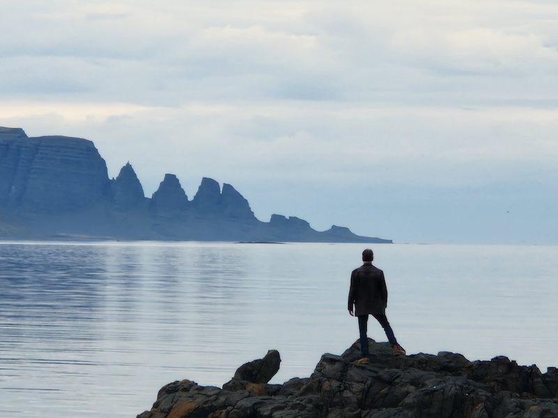 Go slow traveling in Westfjords. Here is the stunning beauty of Drangaskörð.