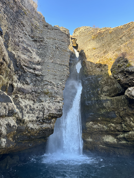 Gluggafoss waterfall.
