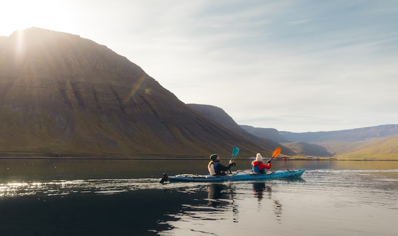 More sea kayking at Ísafjörður!