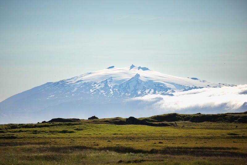 Snæfellsjökull glacier stands majestic and serene—soon to be the stage for the Iceland Eclipse 2026, a celestial show like no other.