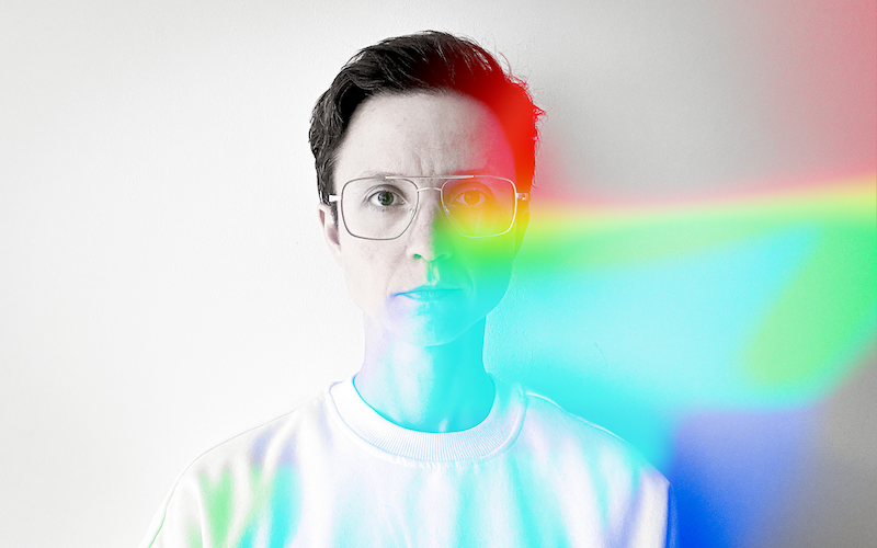 Portrait of Kaśka Paluch, Iceland-based sound artist and founder of Noise From Iceland. Known for creating immersive Icelandic soundscapes and audio art.