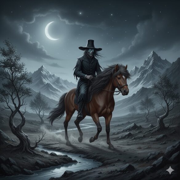 The Deacon of Myrká, one of Iceland’s most famous ghost stories, captures the haunting spirit of Icelandic Halloween — where folklore, mystery, and the supernatural come alive.